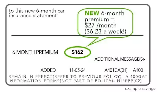 New and old example mobile